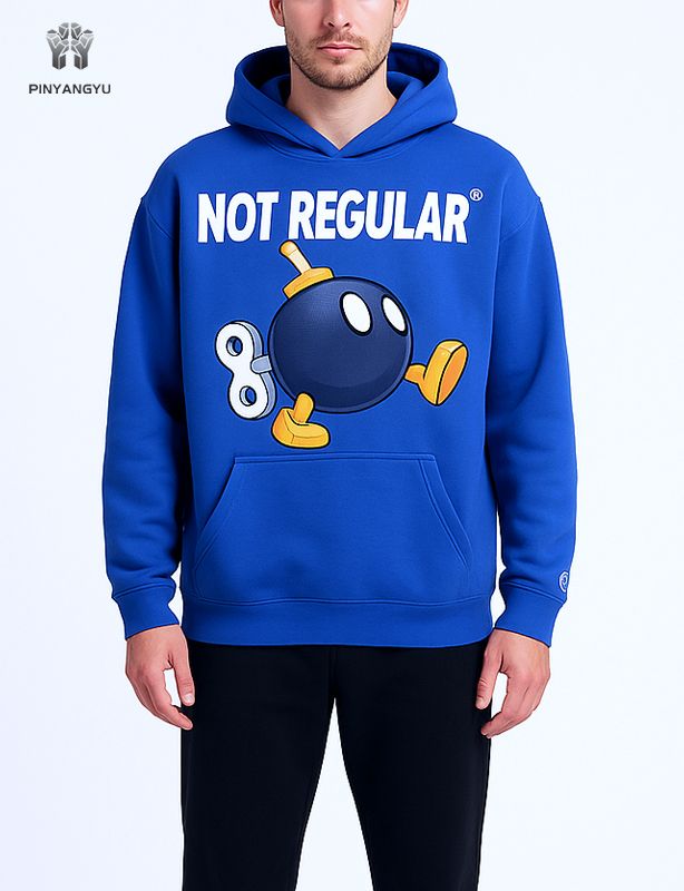 Screen printing and colorful logo design hoodie