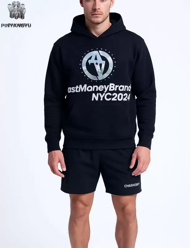 トレンドのラインストーンパーカー（男女兼用）