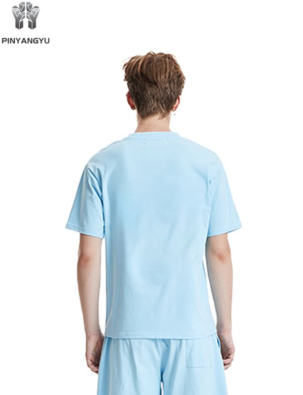 マルチカラーのTシャツ、ゆったりと通気性、男性と女性のスタイルをカスタマイズできます