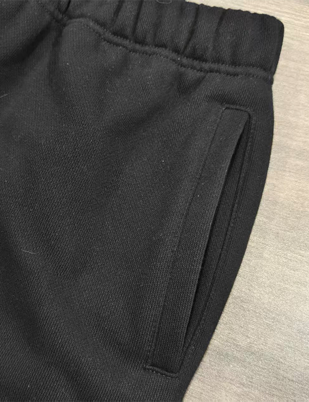メンズフレンチテリー刺繍ショートパンツ &ndash; 夏の日常着に最適なカジュアルソフトショートパンツ